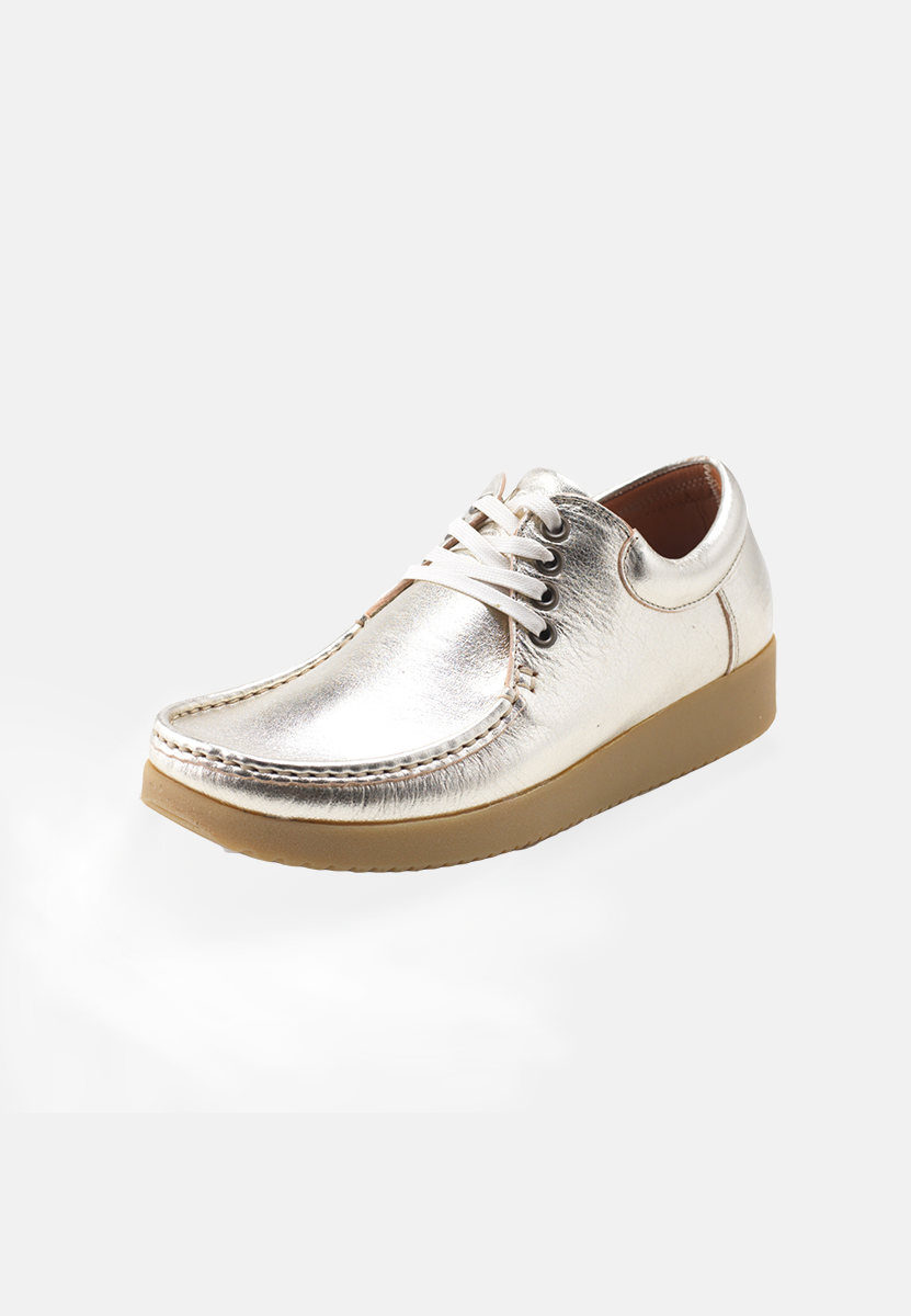 Anna Metallic Suede