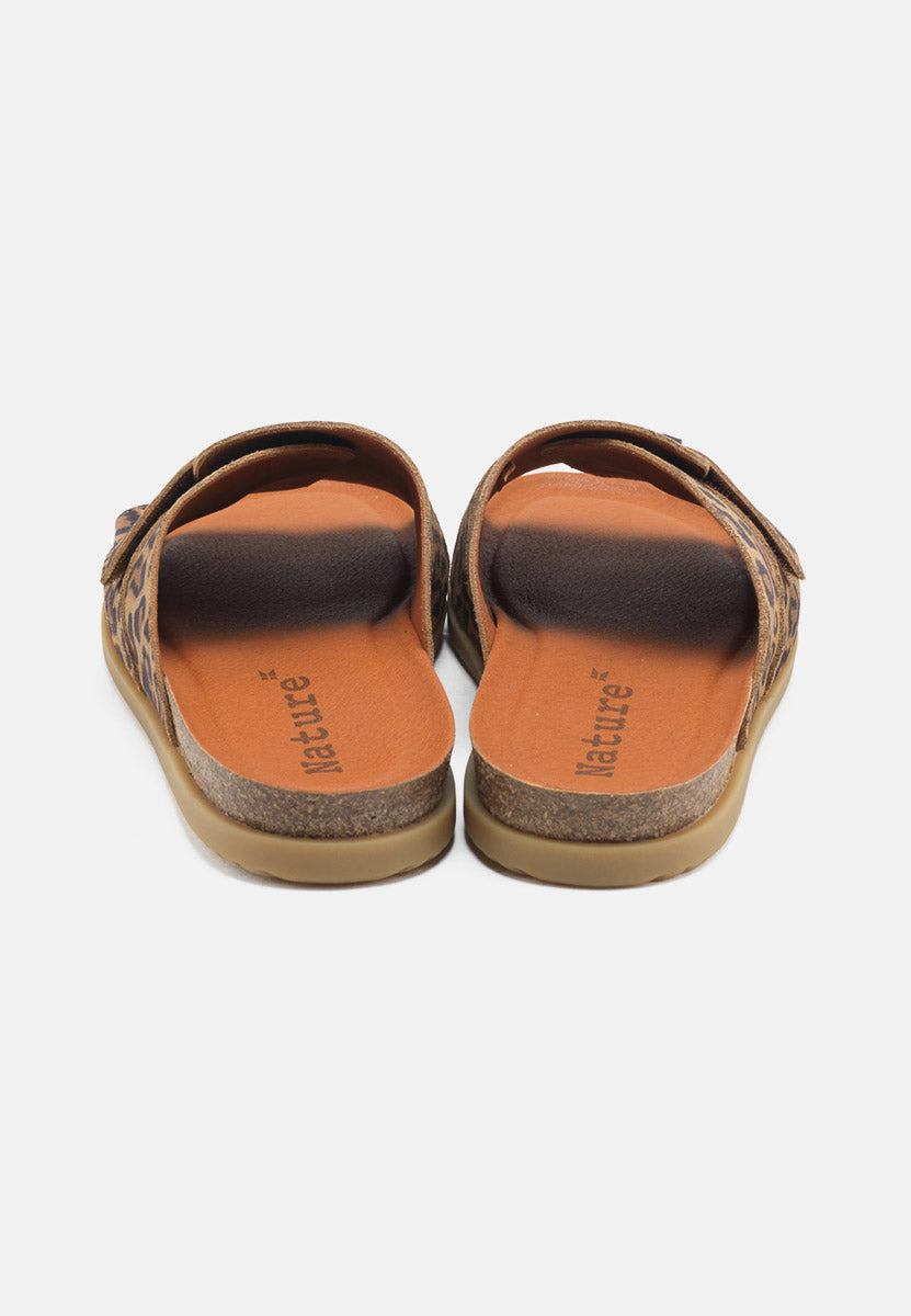 Katrine Suede Print w Natural Sole