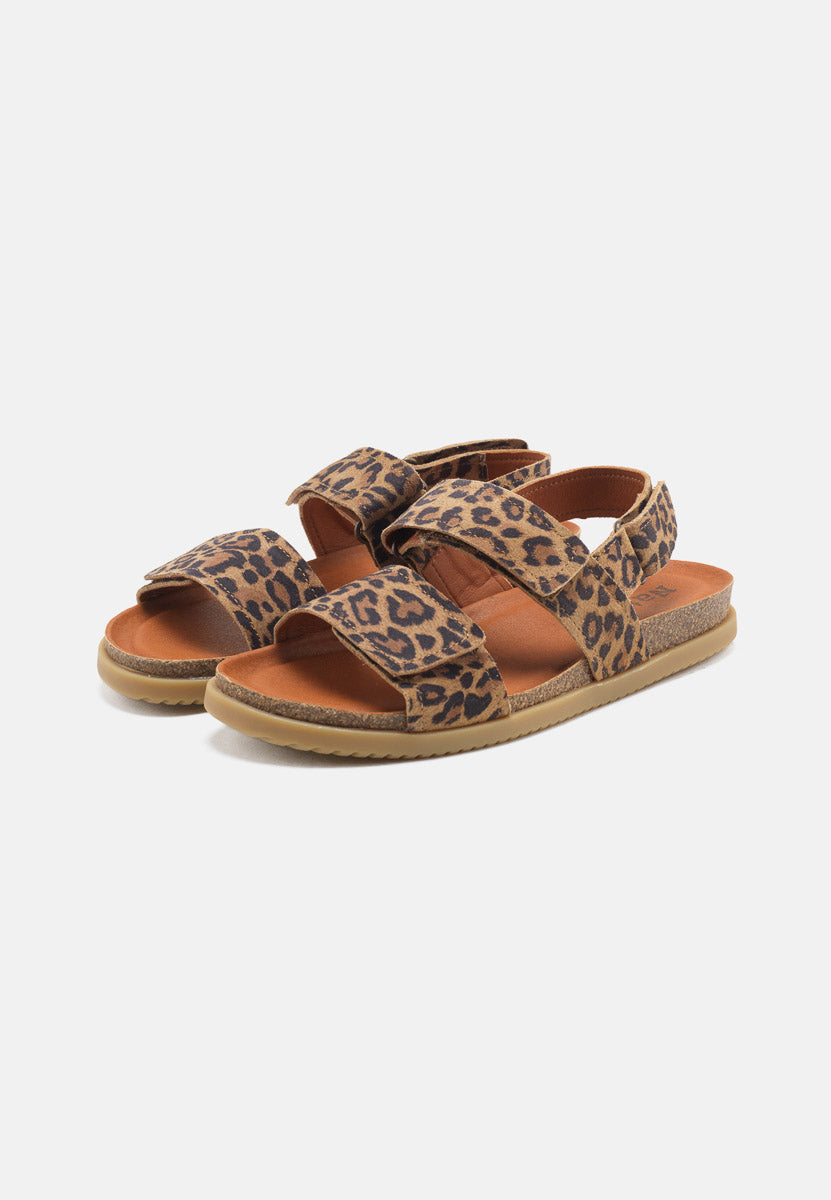 Mathilde Suede Print w Natural Sole