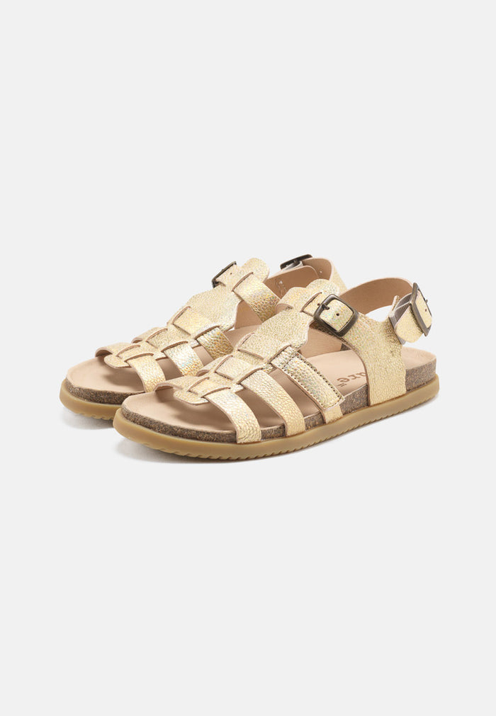 Mette Metallic Suede
