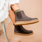 Gry Suede Print