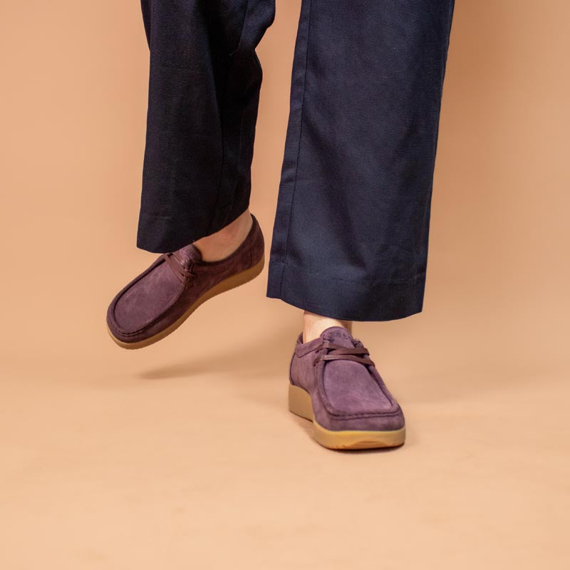 Alba - Chrome Free Suede with Gum Sole