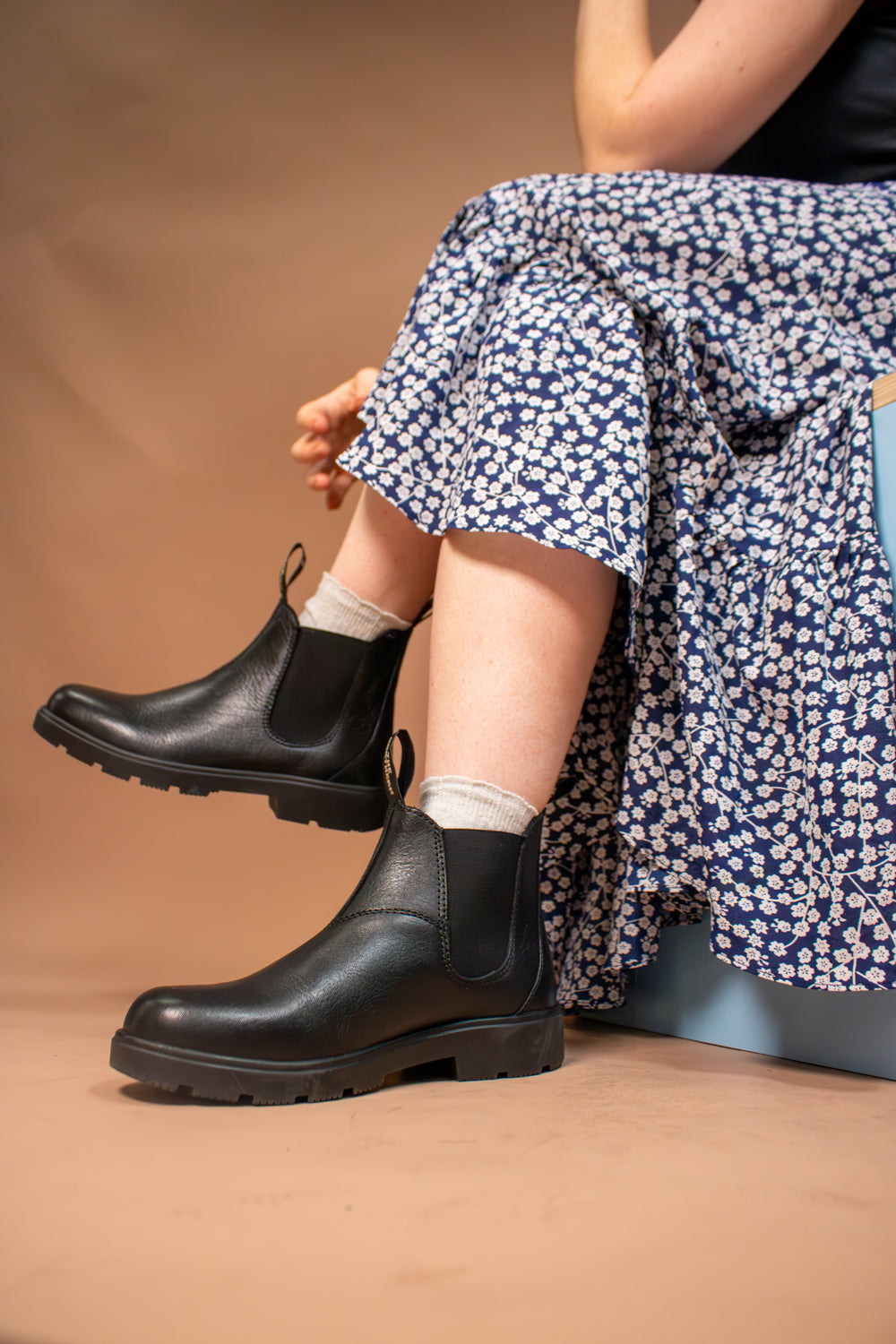 Saga - Veg Pull-Up Leather w. Wool Lining