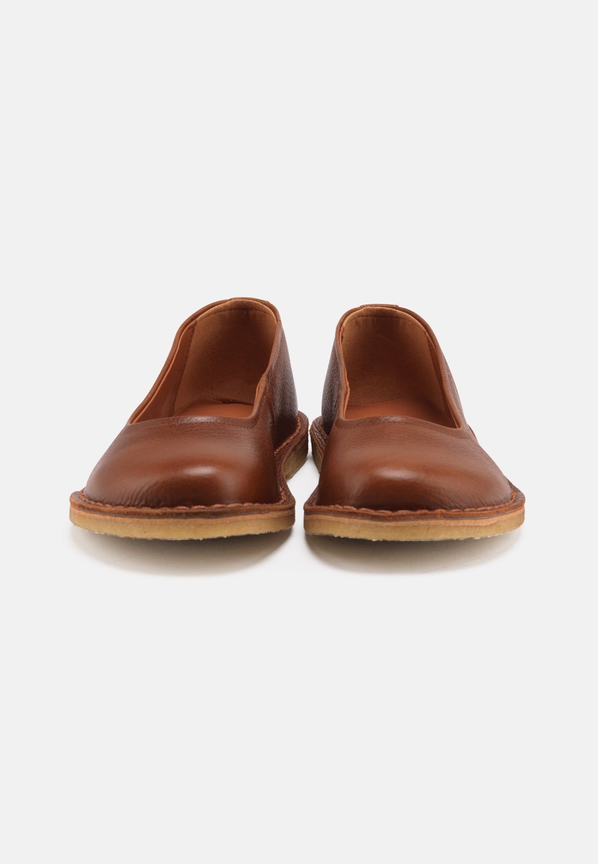 Sol Tumbled Leather Ballerina