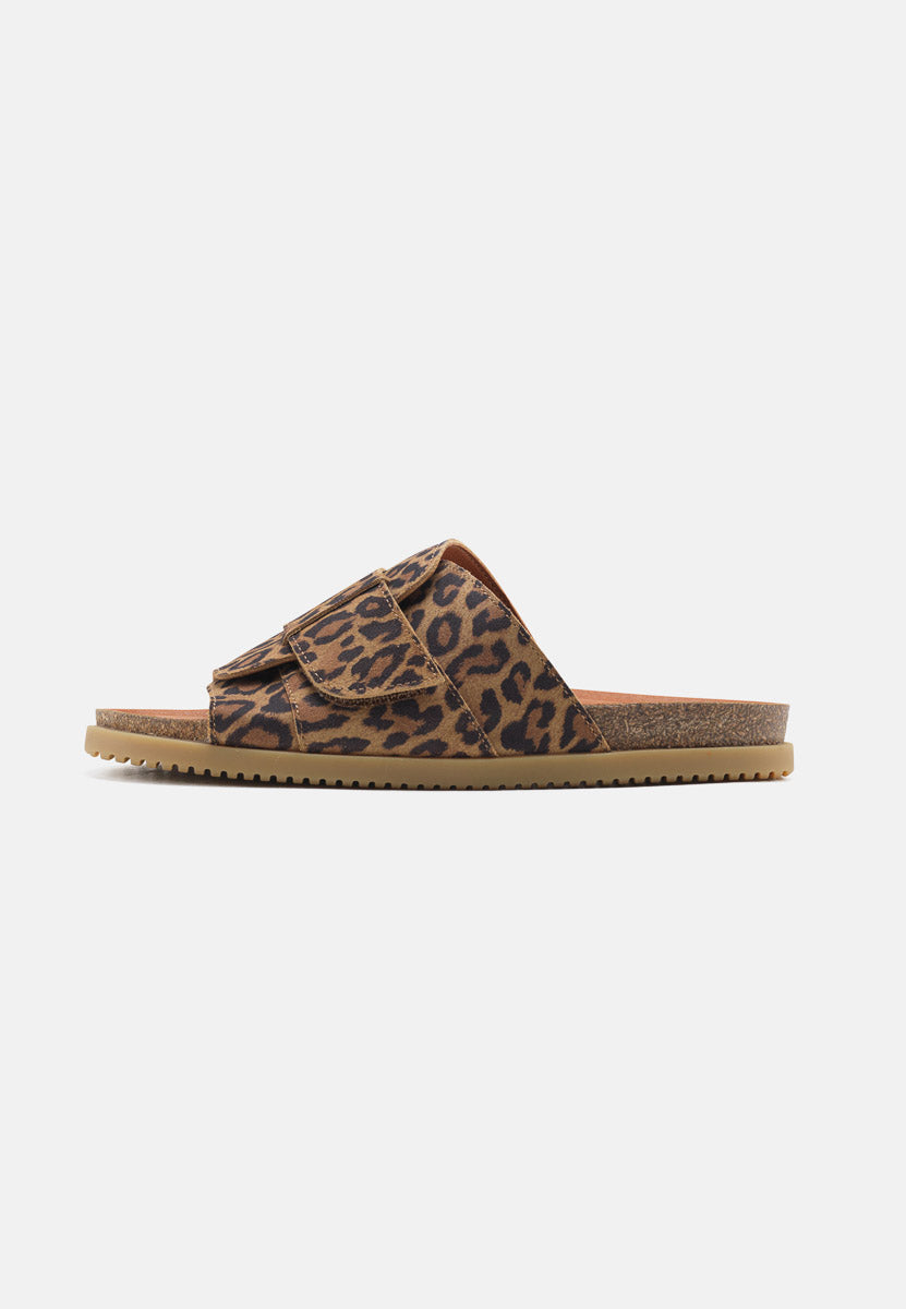 Katrine Suede Print w Natural Sole