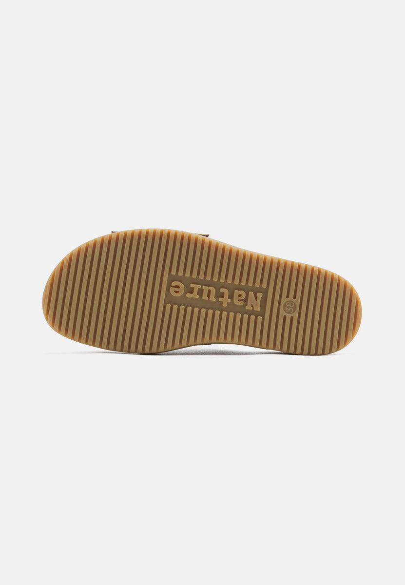 Katrine Suede Print w Natural Sole