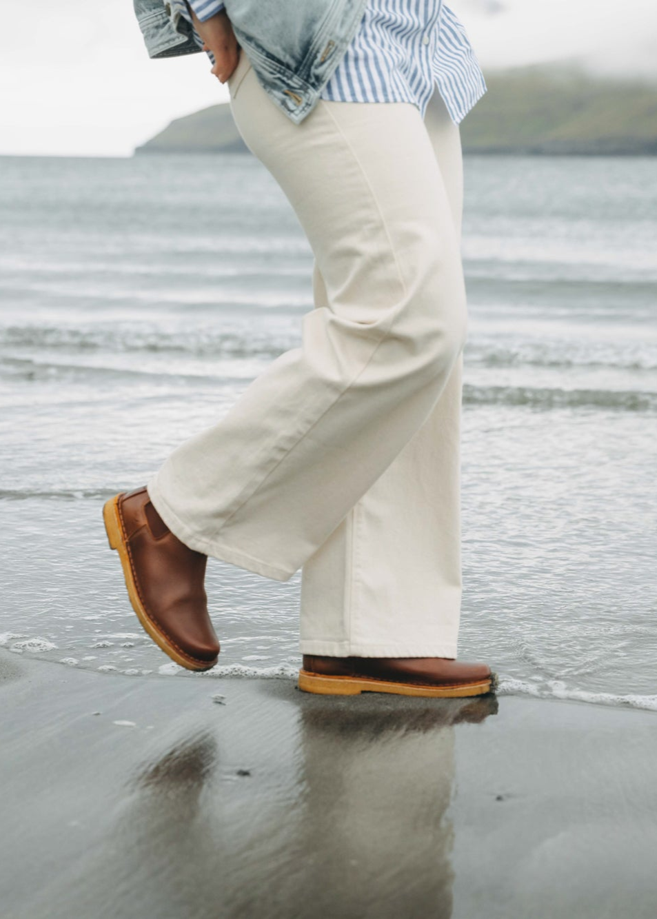 Laura Leather w Crepe Sole