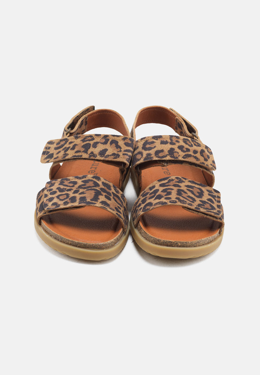 Mathilde Suede Print w Natural Sole