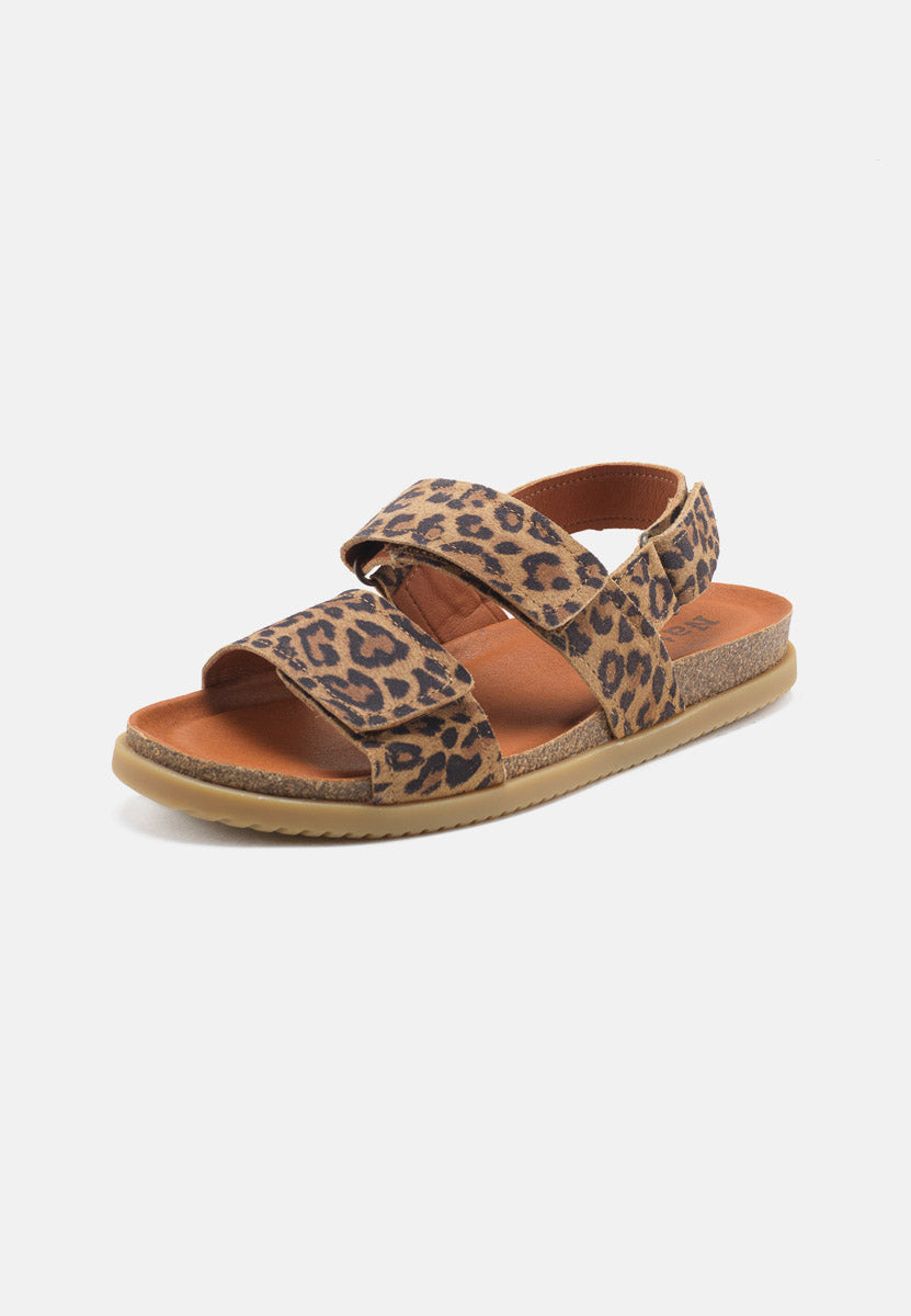 Mathilde Suede Print w Natural Sole