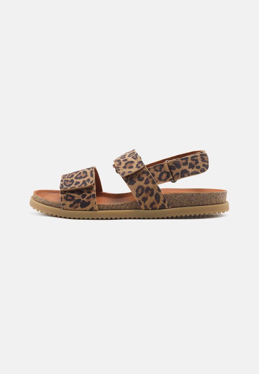 Mathilde Suede Print w Natural Sole