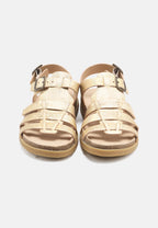 Mette Metallic Suede