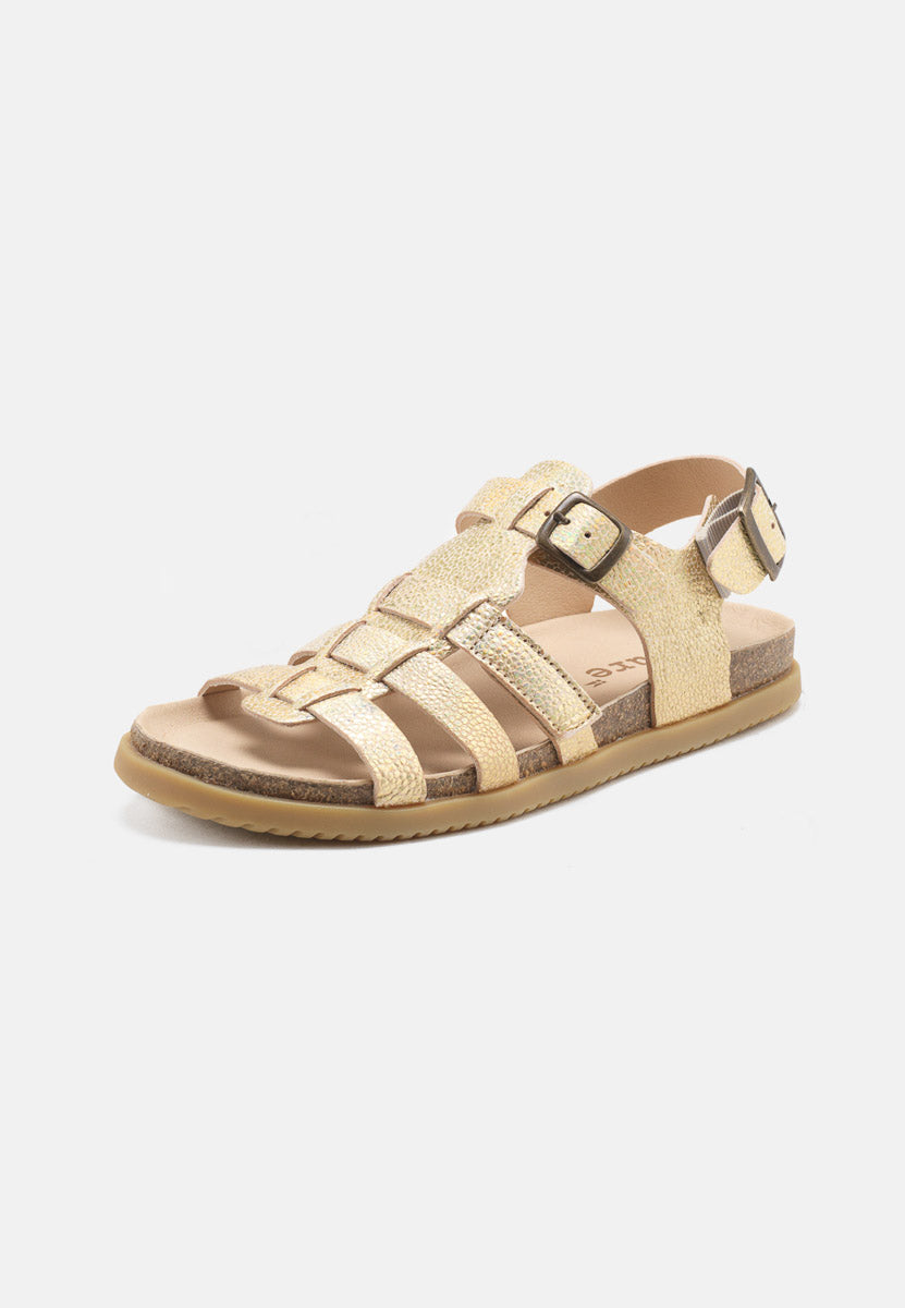 Mette Metallic Suede
